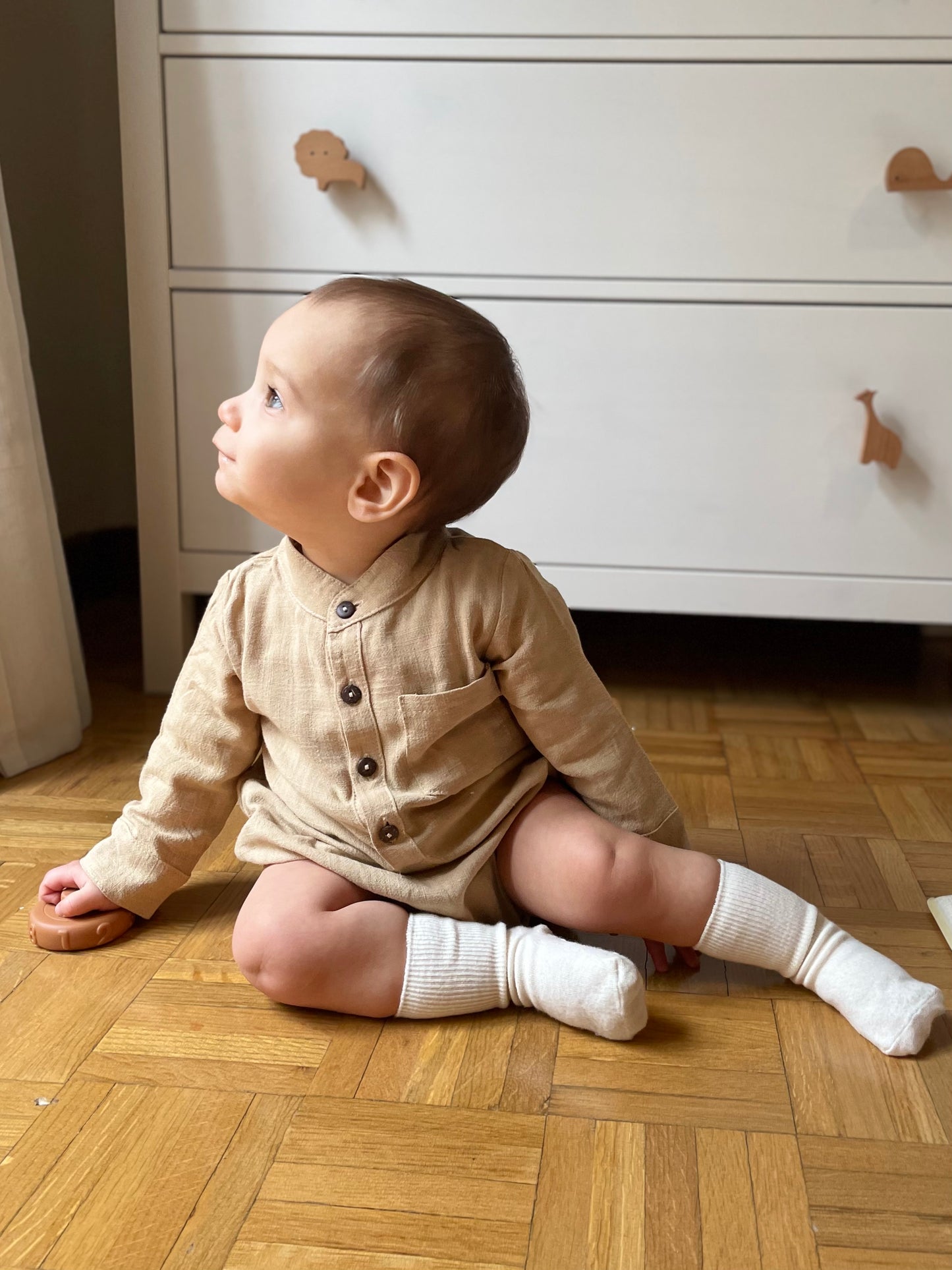 Romper Milo Beige